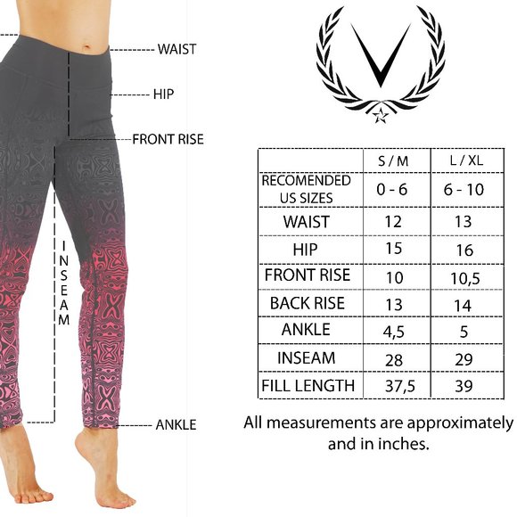 Yoga pants workout leggings LY6219-Pik - Picture 7 of 7
